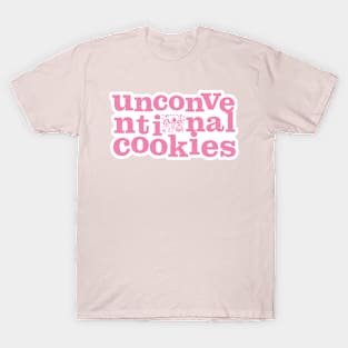 pink butter print unco logo T-Shirt